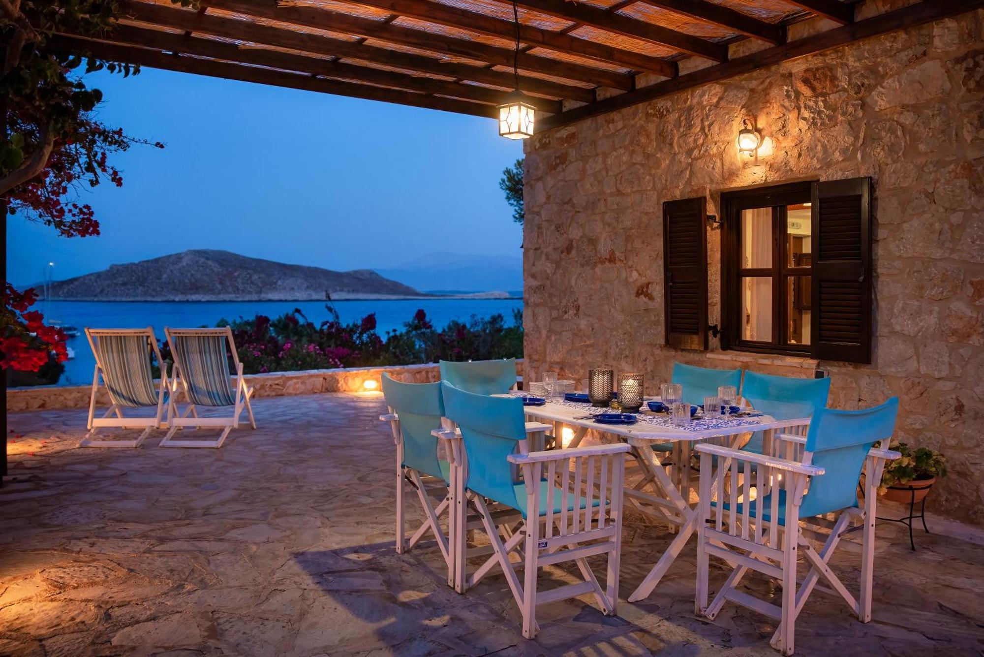 Villa Ftenagia Chalki Town Exterior foto